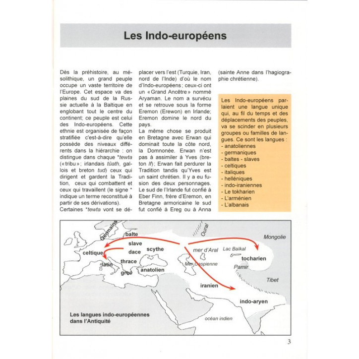 AUX ORIGINES DES LANGUES CELTIQUES