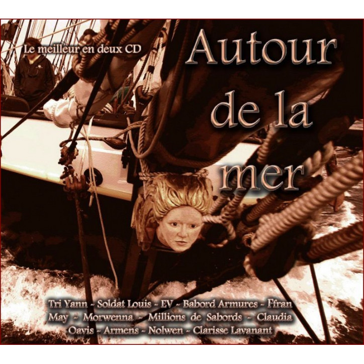 CD AUTOUR DE LA MER - Compilation Double CD