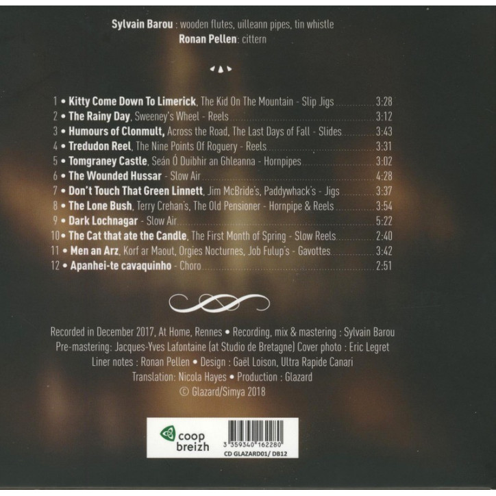 CD SYLVAIN BAROU RONAN PELLEN - The Last Days of Fall