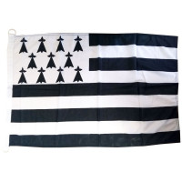 DRAPEAU BRETON - Gwenn ha du (45x30cm)