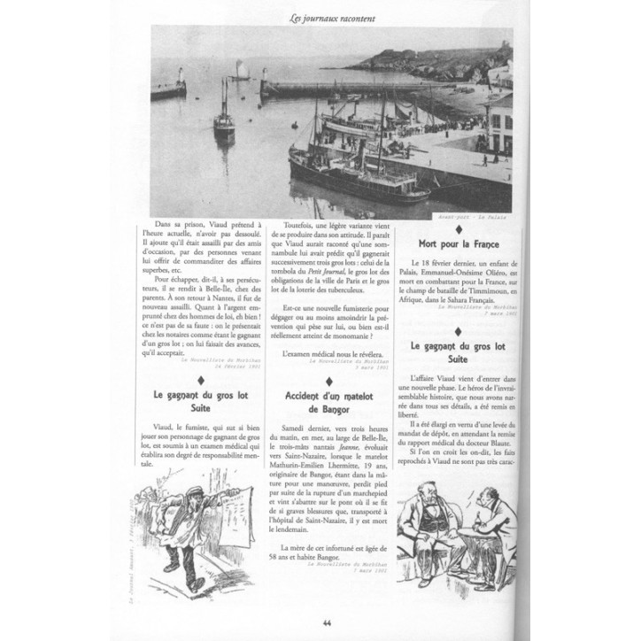 LES JOURNAUX RACONTENT BELLE-ILE-EN-MER - 1900-1904