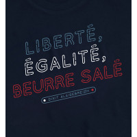 TEE-SHIRT Liberté, Égalité, Beurre salé - A l'Aise Breizh