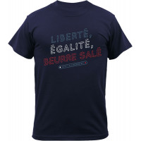 TEE-SHIRT Liberté, Égalité, Beurre salé - A l'Aise Breizh