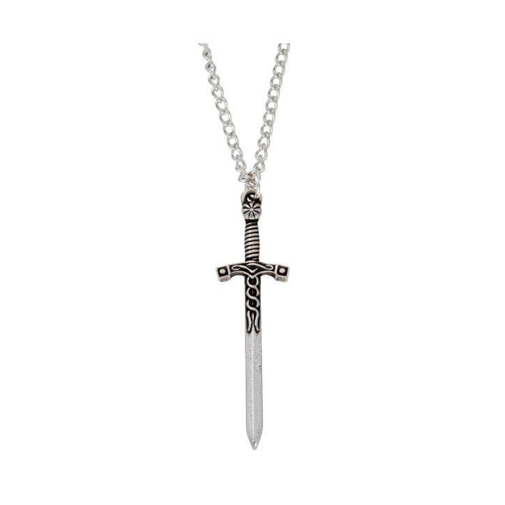 PENDENTIF ÉPÉE EXCALIBUR, avec chaîne