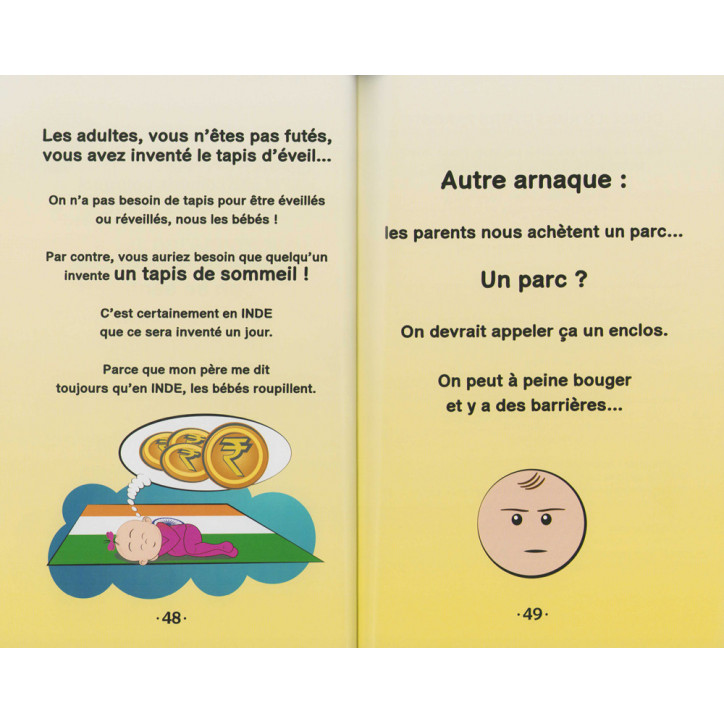 PORTE-PAROLE DES BÉBÉS , Le premier livre écrit par un bébé