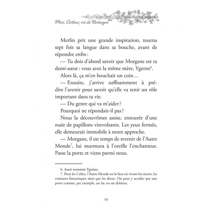 MOI, ARTHUR ROI DE BRETAGNE, Tome 3 : Le jour où j'ai affronté la fée Morgane