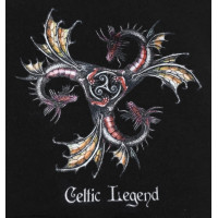 SWEAT À CAPUCHE NOIR - Celtic Dragon