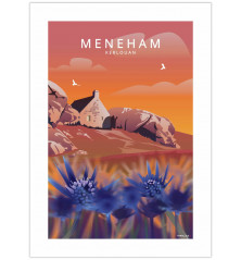 AFFICHE, Meneham Kerlouan (30 x 40 cm)