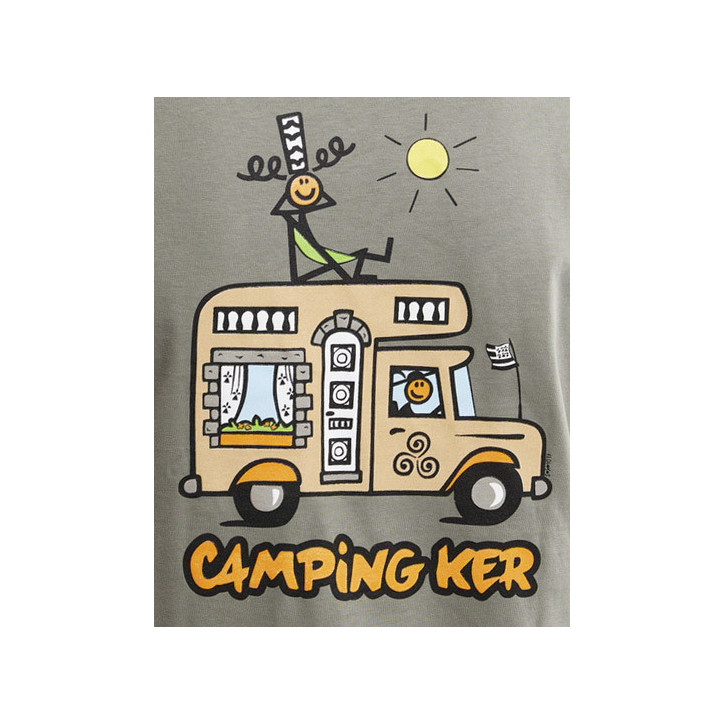 TEE-SHIRT Camping Ker - A l'Aise Breizh