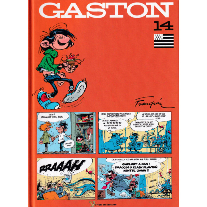 GASTON - Tome 14 - Édition en langue bretonne