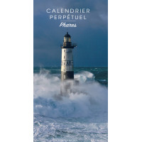 CALENDRIER PERPÉTUEL - Phares de Bretagne (20 x 35 cm)