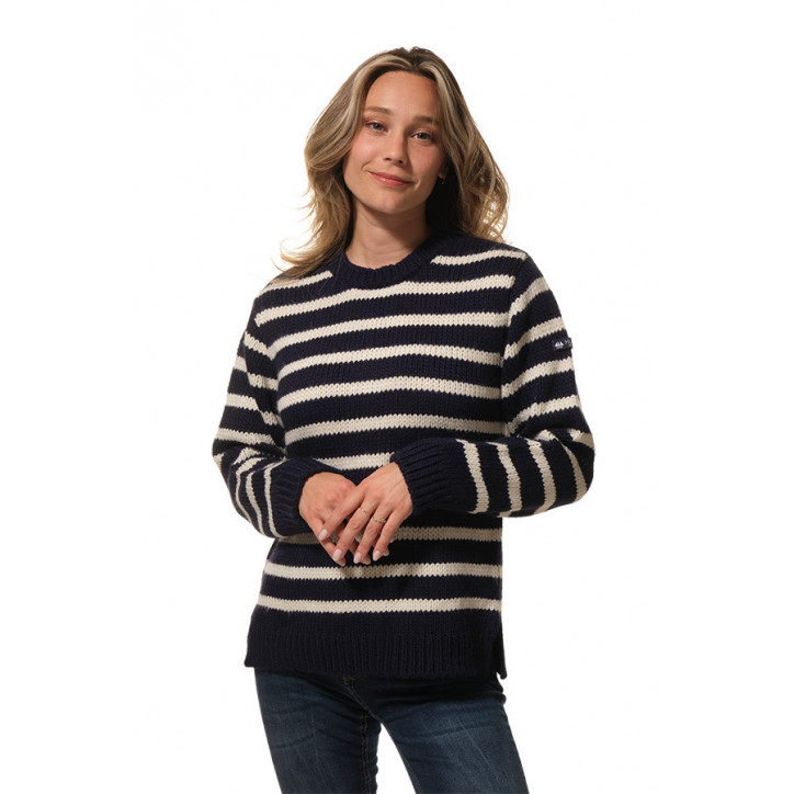 PULL MARINIÈRE - Bleu marine (femme)