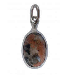 PENDENTIF Goutte Granit Rose - Toulhoat