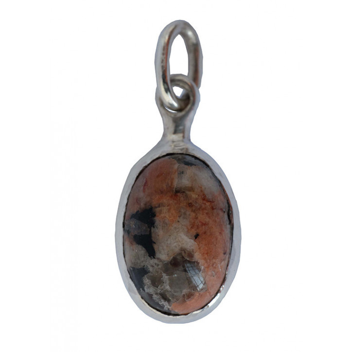 PENDENTIF Goutte Granit Rose - Toulhoat