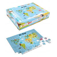 MILTAMM 280 (Puzzle 280 Pièces) - Kartenn ar Bed, Carte du Monde