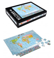 MILTAMM 1000 (Puzzle 1000 Pièces) - Kartenn ar Bed, Carte du Monde