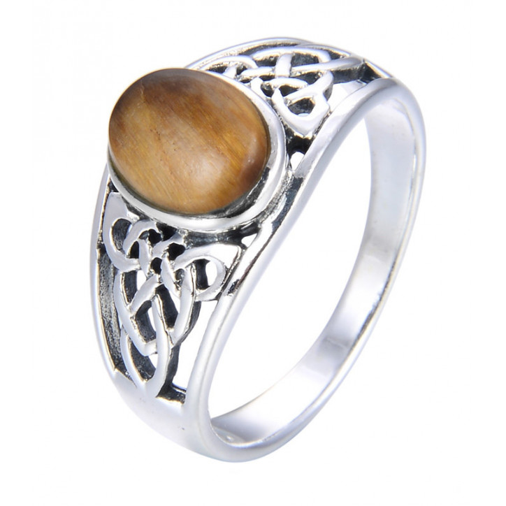 BAGUE TRIKETRA, argent et cristal