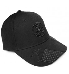 CASQUETTE NOIRE - Triskel et hermines