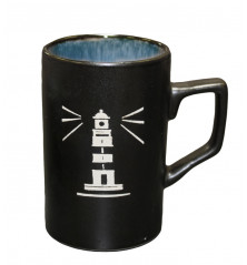 MUG Phare Noir et Bleu