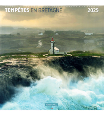 CALENDRIER 2025 - Tempêtes en Bretagne