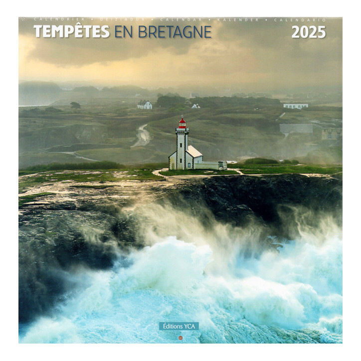 CALENDRIER 2025 - Tempêtes en Bretagne