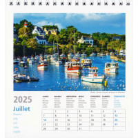 CALENDRIER 2025 - Bretagne (format chevalet de bureau, 15 x 16 cm)