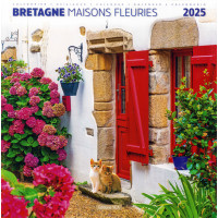 CALENDRIER 2025 - Maisons fleuries, Bretagne