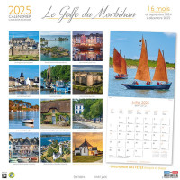 CALENDRIER 2025 GOLFE DU MORBIHAN