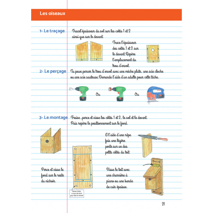 LES MAISONNETTES D'AELA ET LOMIG, Mon cahier de bricolage pour les animaux