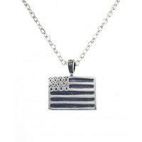 PENDENTIF Drapeau breton Gwenn ha Du, en argent